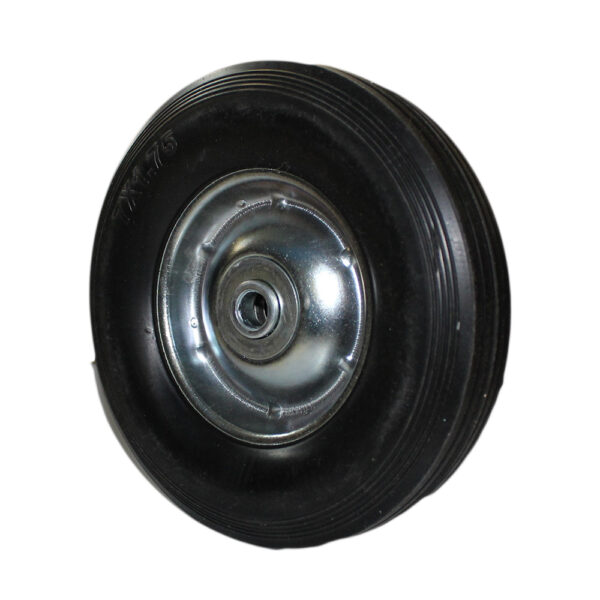 Black Rubber Split Disk Steel Wheel Only (LM-Range)